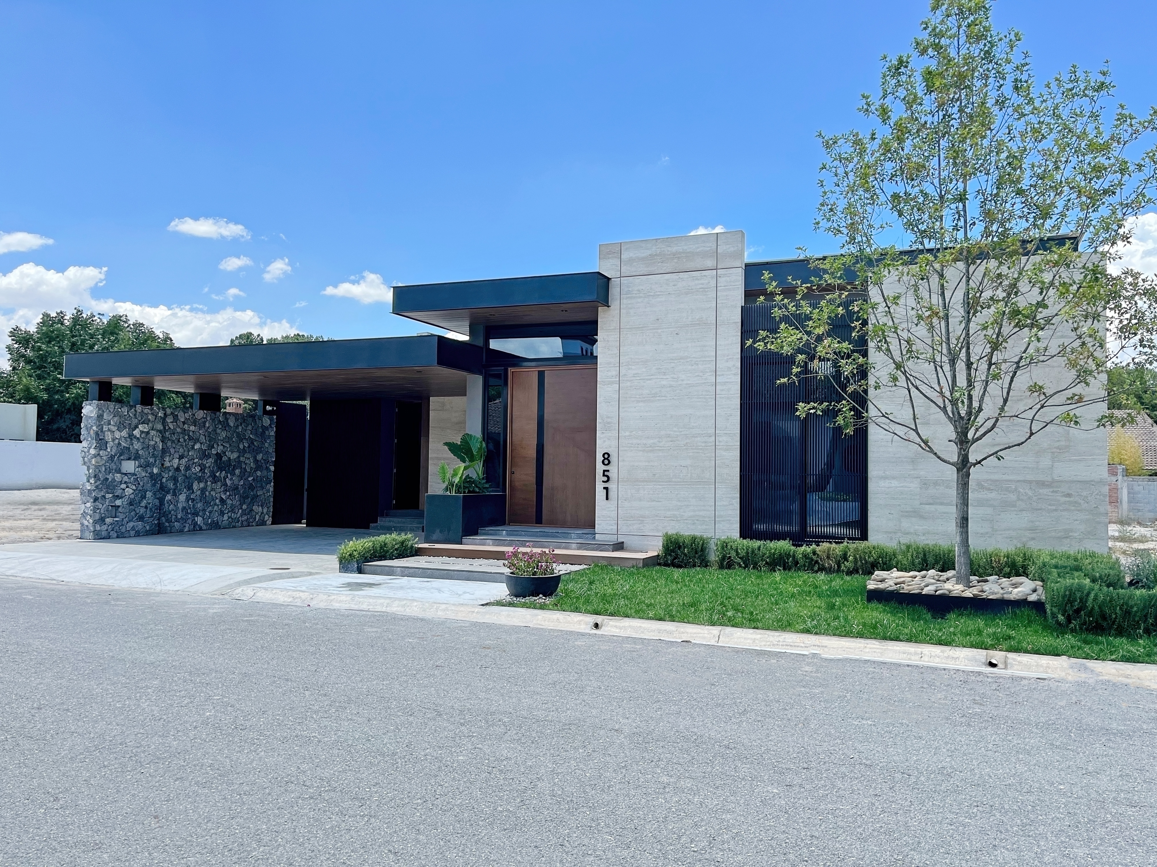 Vista exterior de residencia moderna VIBO